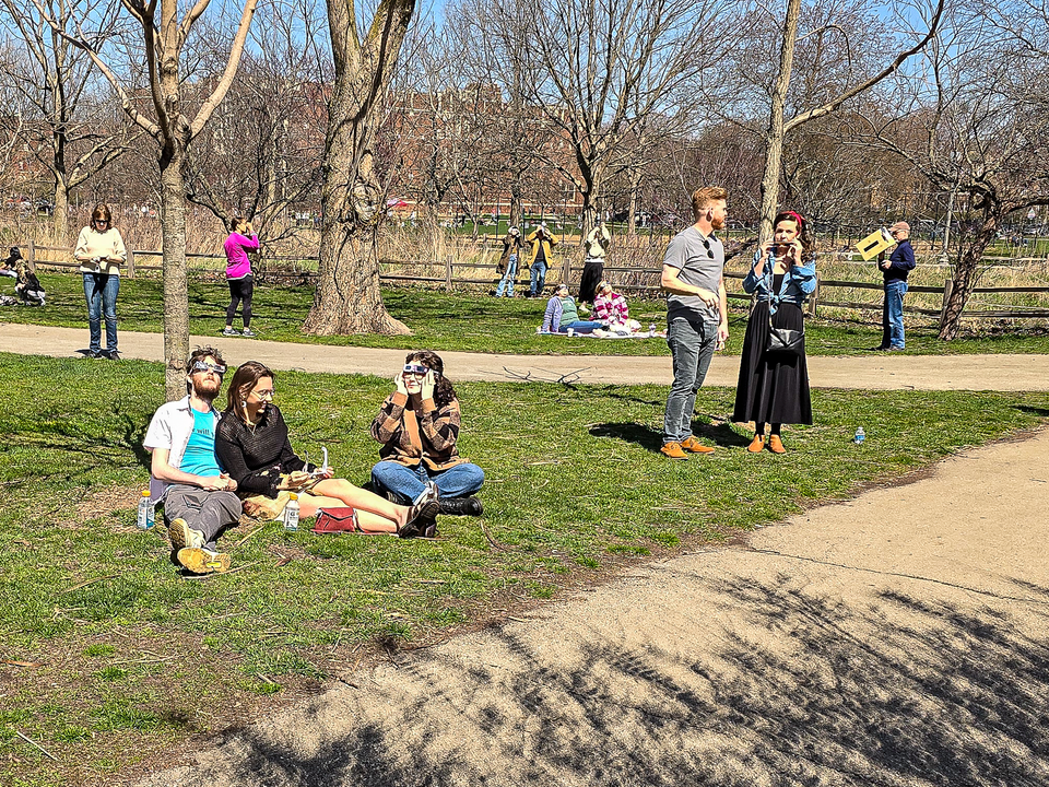 Chicago Spring; Solar Eclipse 2024